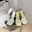 Fashion Summer Yellow Street Wear Womens Sandals 2022 10 cm Stiletto Heels Open / Peep Toe Sandals High Heels