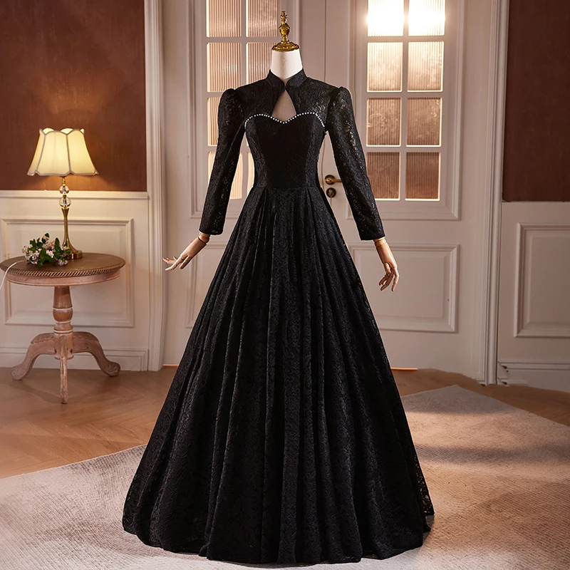 navy blue dress for baby girl Top Fall/Winter 2024 Trends for Women's Evening Wear main image 1