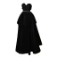 Charming Black Sequins Prom Dresses 2022 A-Line / Princess Organza Strapless Sleeveless Backless Rhinestone Sash Floor-Length / Long Prom Formal Dresses