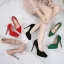 Modest / Simple Black Evening Party Suede Pumps 2023 12 cm Stiletto Heels Pointed Toe Pumps High Heels