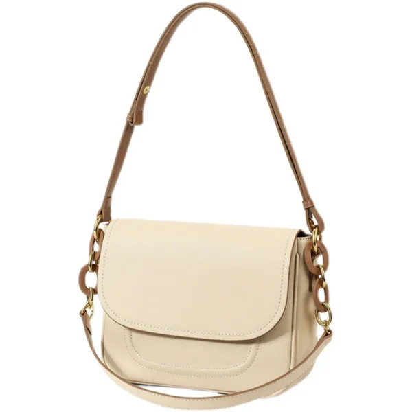 Moda Kość Słoniowa Skórzany Przypadkowy Torby Damskie 2022 Torba na zakupy Torby naramienne