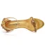 Sexy Champagne Evening Party Rhinestone Womens Sandals 2023 Ankle Strap 7 cm Stiletto Heels Open / Peep Toe Sandals High Heels