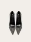 Sparkly Black Multi-Colors Sequins Evening Party Pumps 2025 10 cm Stiletto Heels Pointed Toe Pumps High Heels