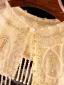 Sparkly Champagne Håndlaget Beading Perle Dusk Paljetter sjal 2025
