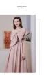 Glamour Princesse Noeud Rose Sombre Robe De Bal 2021 Bustier Sans Manches Bretelles croisées Longue Satin De Fiançailles Robe De Soirée