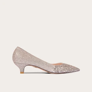 Scintillantes Champagne Soirée Paillettes Escarpins 2022 Cuir 3 Cm Talons Aiguilles À Bout Pointu Escarpins Talons Hauts