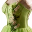 Chic / Beautiful Green Lace Flower Short Homecoming Graduation Dresses 2024 A-Line / Princess Spaghetti Straps Sleeveless Backless Formal Dresses