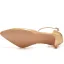 Simple Doré Vêtement de rue Sandales Femme 2023 Bride Cheville 5 cm Talons Aiguilles À Bout Pointu Sandales Talons Hauts