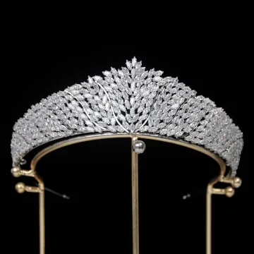 Scintillantes Argenté Faux Diamant Zircon Accessoire Cheveux Mariage 2024 Mariage Accessorize