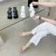 Modest / Simple White Street Wear Summer Womens Sandals 2022 9 cm Stiletto Heels Open / Peep Toe Sandals High Heels