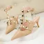Romain Sexy Nues Soirée Rivet Chaussures Femmes 2022 T-Strap 6 cm Talons Aiguilles À Bout Pointu Talons Hauts