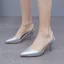 Schöne Weiß Sommer Ball Sandalen Damen 2024 7 cm Stilettos Spitzschuh Sandaletten Hochhackige