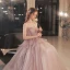 Charming Purple Ruffle Prom Dresses 2022 A-Line / Princess Strapless Sleeveless Backless Floor-Length / Long Prom Formal Dresses