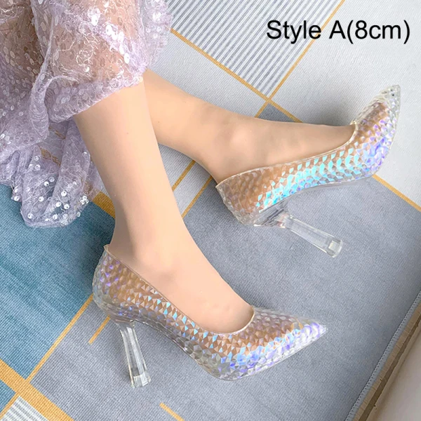Scarlett® I Talons aiguilles en cristal clair