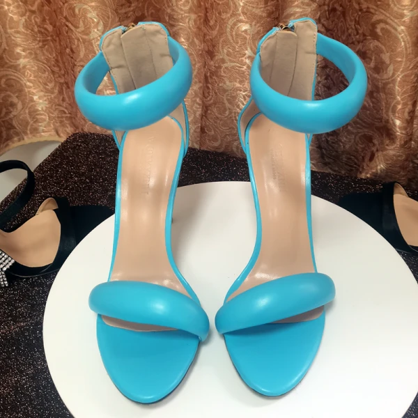 Unusual Fuchsia Cocktail Party Prom Womens Sandals 2022 Ankle Strap 9 cm Stiletto Heels Open / Peep Toe Sandals High Heels