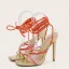 Roman Sexy Black Street Wear Cocktail Party Lace-up Womens Sandals 2022 11 cm Stiletto Heels Open / Peep Toe Sandals High Heels