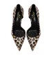 Sexy Braun Abend Leopardenmuster Pumps 2026 Leder 12 cm Stilettos Spitzschuh Pumps Hochhackige