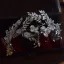 Bling Bling Białe Rhinestone Cyrkon Kolczyki Tiara Naszyjnik Ozdoby Do Włosów Ślubne Akcesoria Ślub 2025