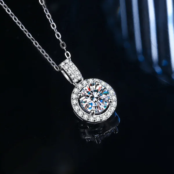 Modest / Simple Silver Sterling Silver Rhinestone Necklaces Accessories 2023