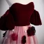 Elegant Burgundy Appliques Prom Dresses 2022 A-Line / Princess Strapless Pearl Sleeveless Backless Floor-Length / Long Prom Formal Dresses