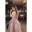 Charming Purple Ruffle Prom Dresses 2022 A-Line / Princess Strapless Sleeveless Backless Floor-Length / Long Prom Formal Dresses