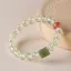 Chinese style Green Handmade  Jade Natural Crystal Bracelets 2025 Accessories