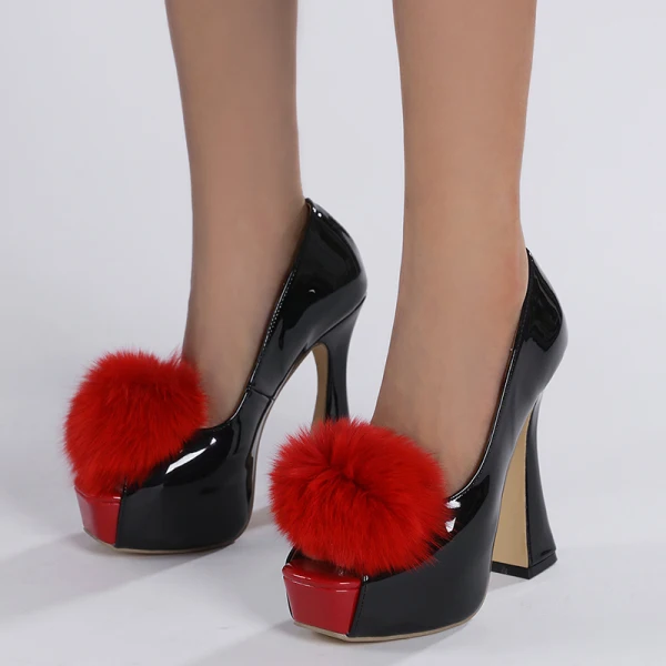 Chic / Beautiful Black Cocktail Party Pumps 2023 13 cm Stiletto Heels Open / Peep Toe Pumps High Heels