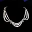 Vintage / Originale Blanche Perle Faux Diamant Alliage Mariage Colliers 2024 Accessorize