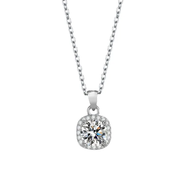 Sjarmerende Sølv Sterling Sølv Rhinestone Halskjeder Tilbehør 2023