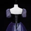 Vintage / Retro Purple Prom Dresses 2022 Ball Gown Square Neckline Puffy Short Sleeve Backless Floor-Length / Long Prom Formal Dresses