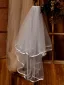 Simple Blanche 0.5 m Tulle Voile De Mariée 2025