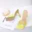 Mode Orange Freizeit Ball Strass Sandalen Damen 2022 11 cm Stilettos Peeptoes Sandaletten Hochhackige