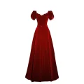 Pisexur Robe en Velours pour Femmes Sans Manches Col en V Grand Ceinture Robes d'Invité de Mariage Couleur Unie Plissée Formelle Robes de Mode Rétro Victorienne P-2TG Noir Pisexur Robe en Velours pour Femmes Sans Manches Col en V Grand Ceinture Robes d'Invité de Mariage Couleur Unie Plissée Formelle Robes de Mode Rétro Victorienne P-2TG Noir