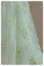 Modest / Simple Sage Green Appliques Birthday Flower Girl Dresses 2024 A-Line / Princess Scoop Neck Sleeveless Backless Floor-Length / Long Tulle