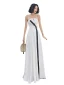 Modest / Simple Fashion Ivory Prom Dresses 2022 A-Line / Princess Strapless Sleeveless Backless Floor-Length / Long Formal Dresses