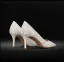 Elegante Witte Kant Bloem Bruidsschoenen 2024 Leer 6 cm Naaldhakken / Stiletto Spitse Neus Huwelijk Pumps Hoge Hakken