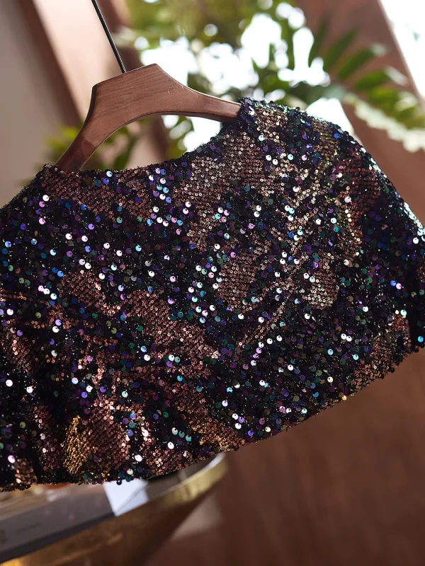 Sparkly Multi-Colors Sequins shawl 2025