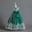 Elegant Burgundy Birthday Lace Flower Flower Girl Dresses 2023 A-Line / Princess Scoop Neck Sleeveless Bow Sash Floor-Length / Long Flower Girl Dresses