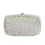 Sparkly Fashion Silver Laser Rhinestone Evening Party Clutch Bags 2022