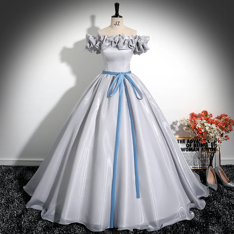 open lace back dress Sherri Hill Sparkle Corset Long Prom Dress 56620 Ivory / 0