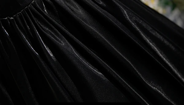 Chic / Belle Noire Satin Robe De Bal 2023 Princesse De l'épaule Manches Courtes Dos Nu Longue Promo Robe De Ceremonie