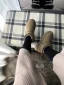 Keep Warm Brown Suede Street Wear Snow Boots 2024 Leather Round Toe Womens Boots