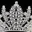 Bling Bling Silver Rhinestone Alloy Bridal Hair Accessories Tiara 2024 Wedding Accessories