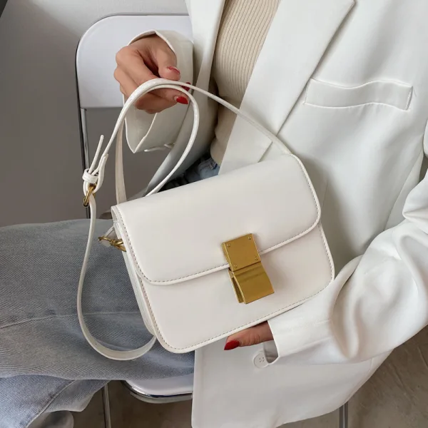 Chic / Belle Noire Vêtement de rue Carrés Sacs à bandoulière Sac de messager 2023