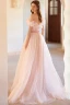 Lovely Blushing Pink Pleated Prom Dresses 2023 A-Line / Princess Off-The-Shoulder Sleeveless Bow Sash Backless Floor-Length / Long Prom Formal Dresses