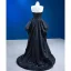 Sexy Black Handmade  Beading Pearl Sequins Asymmetrical Evening Dresses 2023 Strapless Sleeveless Backless Evening Party Formal Dresses