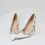 Elegante Weiß Perle Strass Brautschuhe 2022 Satin 10 cm Stilettos Spitzschuh Hochzeit Pumps Hochhackige