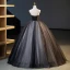 Charmant Sexy Schwarz Glanz Pailletten Strass Stoffgürtel Ballkleider 2023 Ballkleid Bandeau Ärmellos Rückenfreies Lange Ball Festliche Kleider