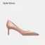 Modest / Simple Green Office OL Satin Pumps 2024 10 cm Stiletto Heels Pointed Toe Pumps High Heels