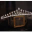 Enkel Sølv Rhinestone Har Tilbehor Bryllup Tiara 2022 Zirkon Legering Tiara